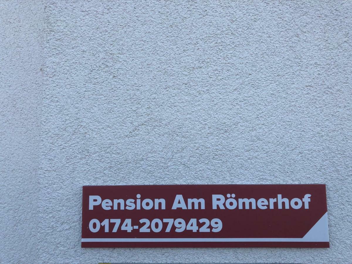 Pension Am Roemerhof Munzenberg Bagian luar foto